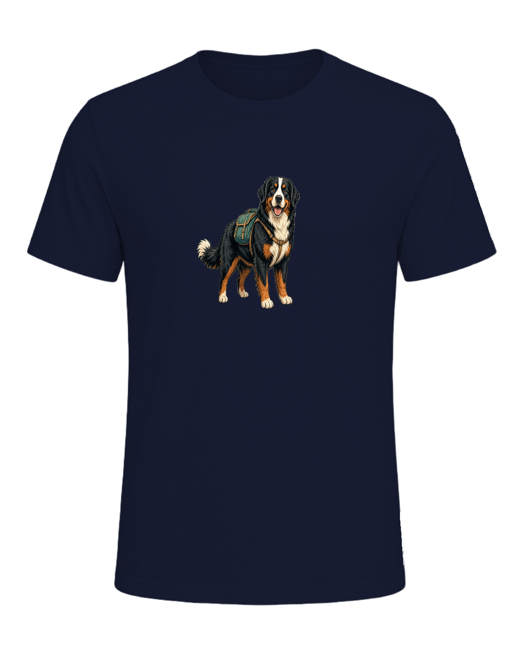 Bernese Mountain Dog Hiking — Navy