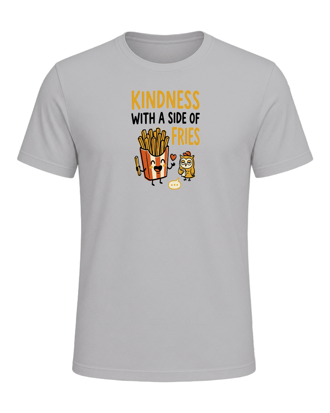 KINDNESS WITH A SIDE OF FRIES — Athletic Heather