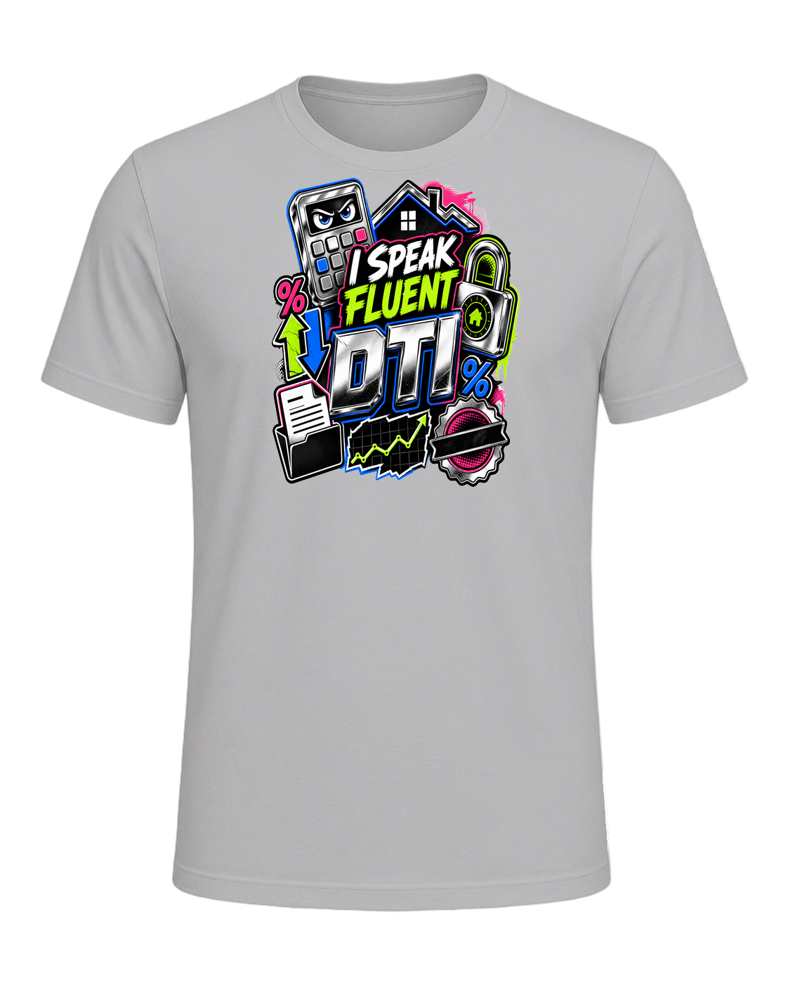 I SPEAK FLUENT DTI — Athletic Heather