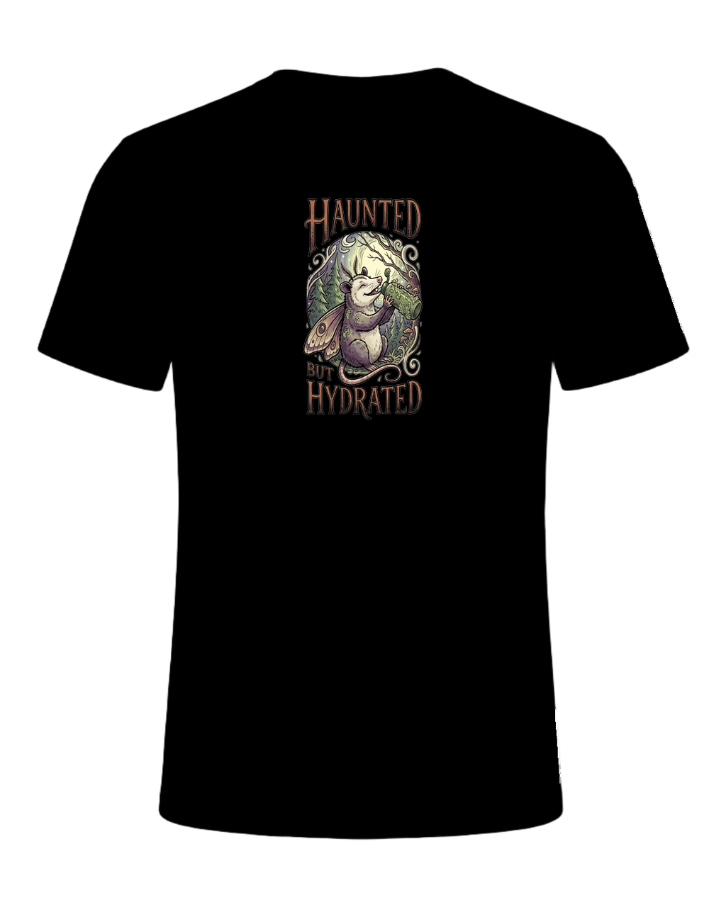 HAUNTED BUT HYDRATED — Black