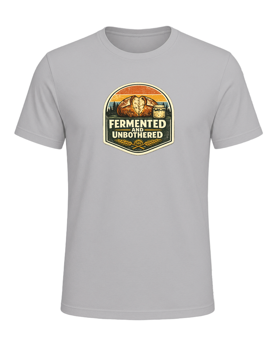 Fermented And Unbothered Tee — Athletic Heather