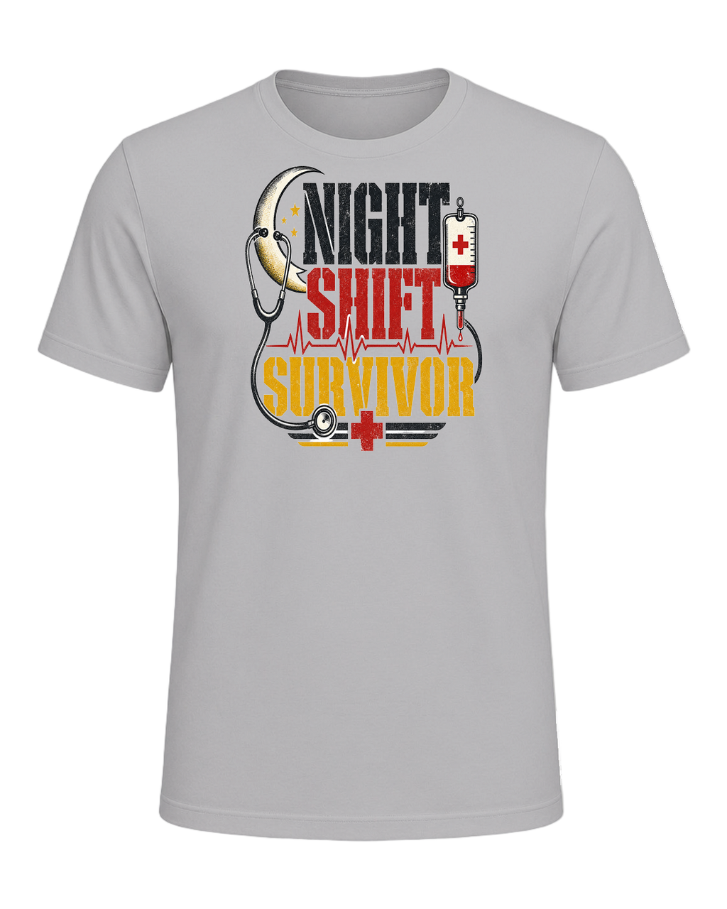 NIGHT SHIFT SURVIVOR — Athletic Heather