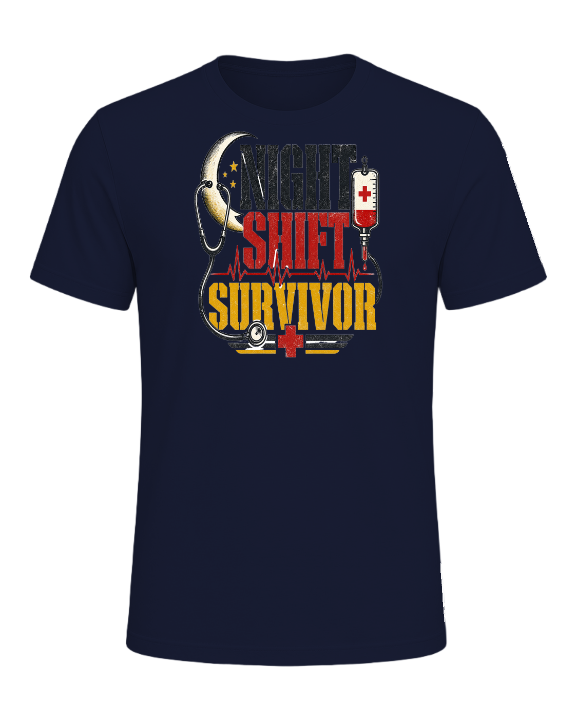 NIGHT SHIFT SURVIVOR — Navy