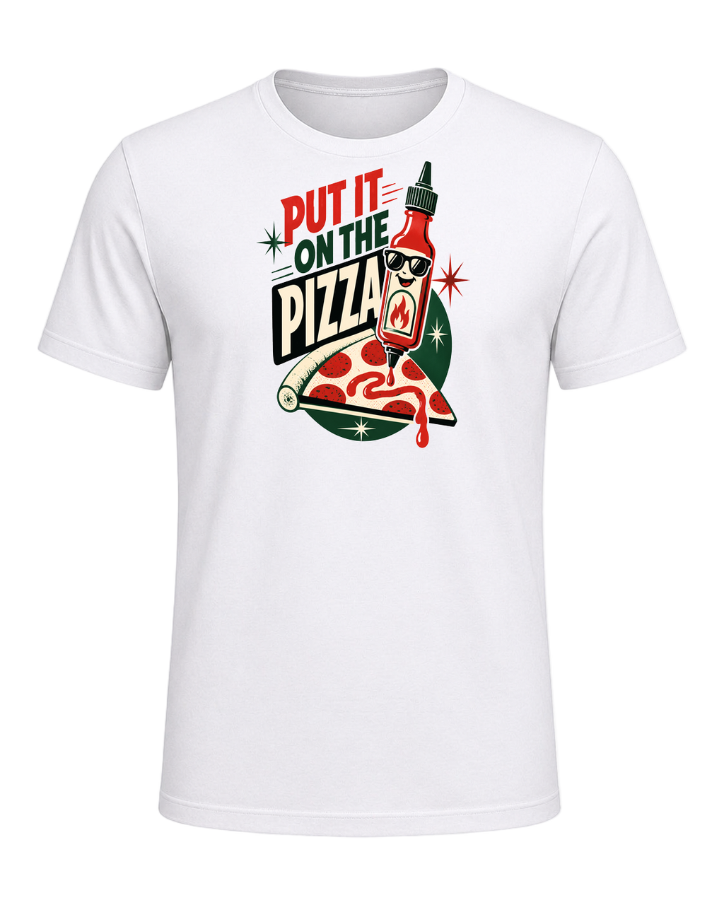 PUT IT ON THE PIZZA — White