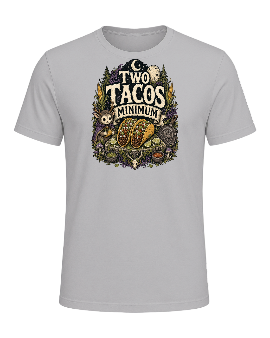 TWO TACOS MINIMUM — Athletic Heather