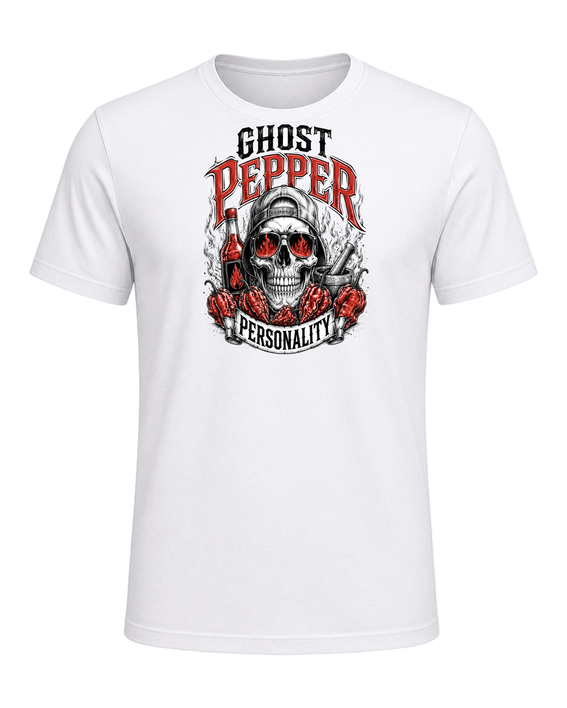 GHOST PEPPER PERSONALITY — White