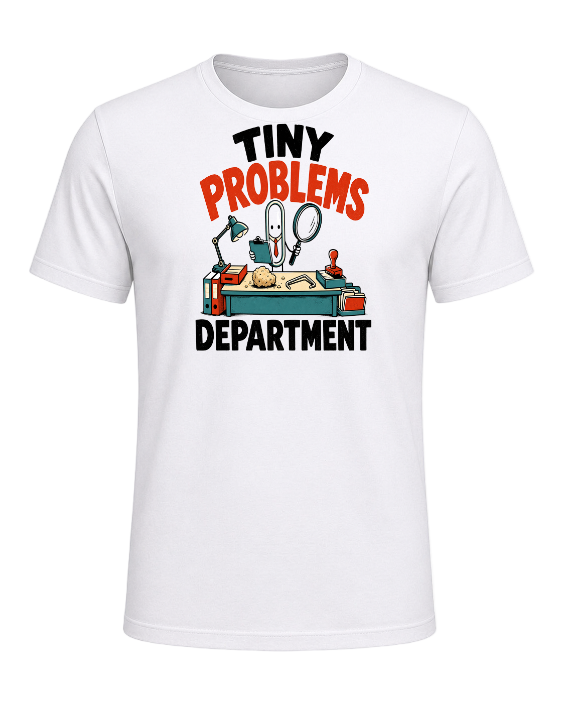 TINY PROBLEMS DEPARTMENT — White