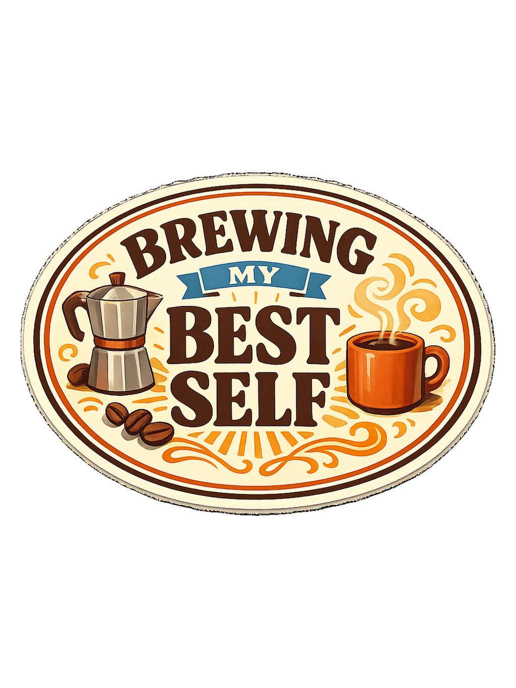 Brewing My Best Self Tee