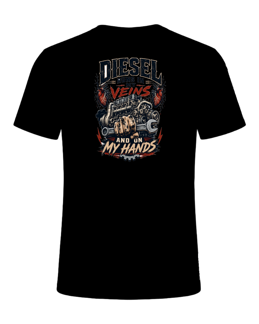 Diesel runs in my veins and on my hands — Black