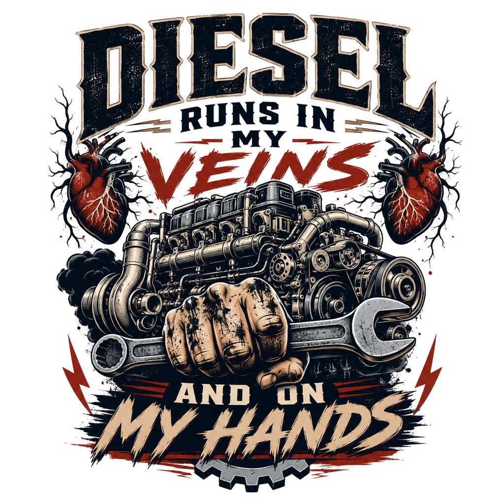 Diesel runs in my veins and on my hands