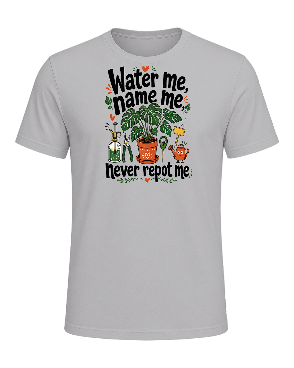Water me, name me, never repot me — Athletic Heather