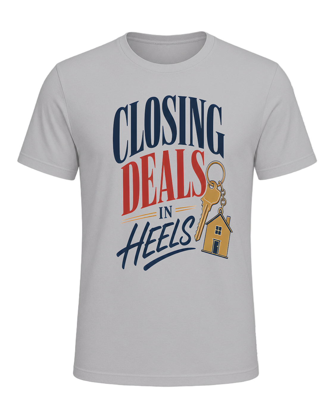 CLOSING DEALS IN HEELS — Athletic Heather