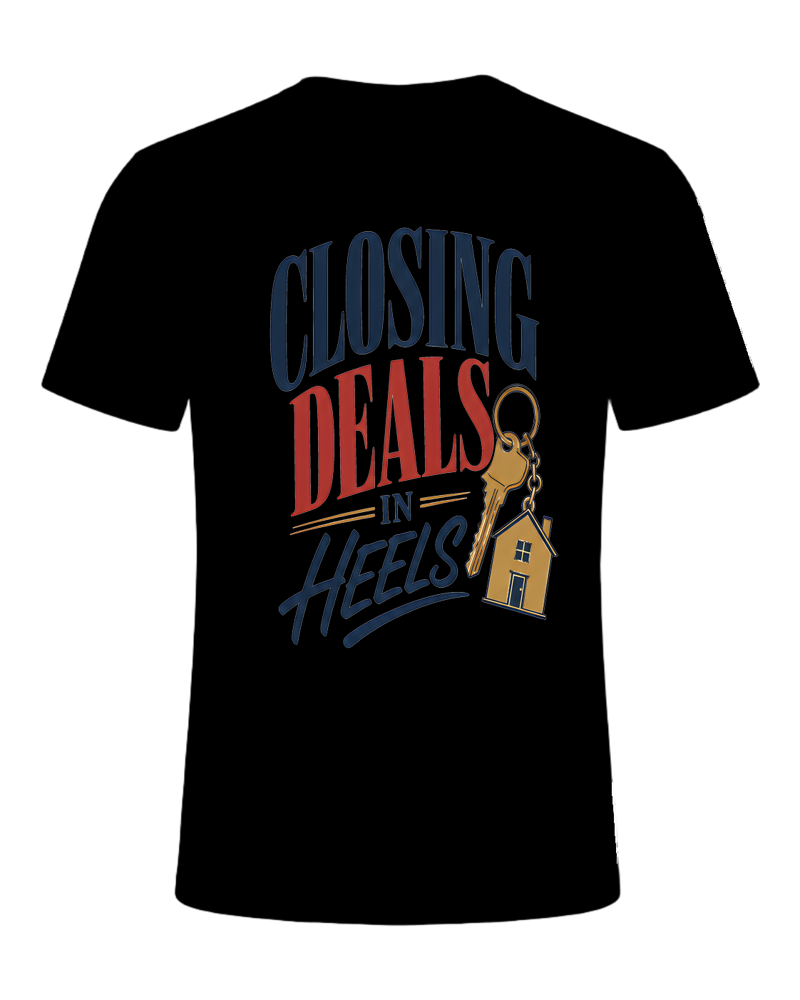 CLOSING DEALS IN HEELS — Black