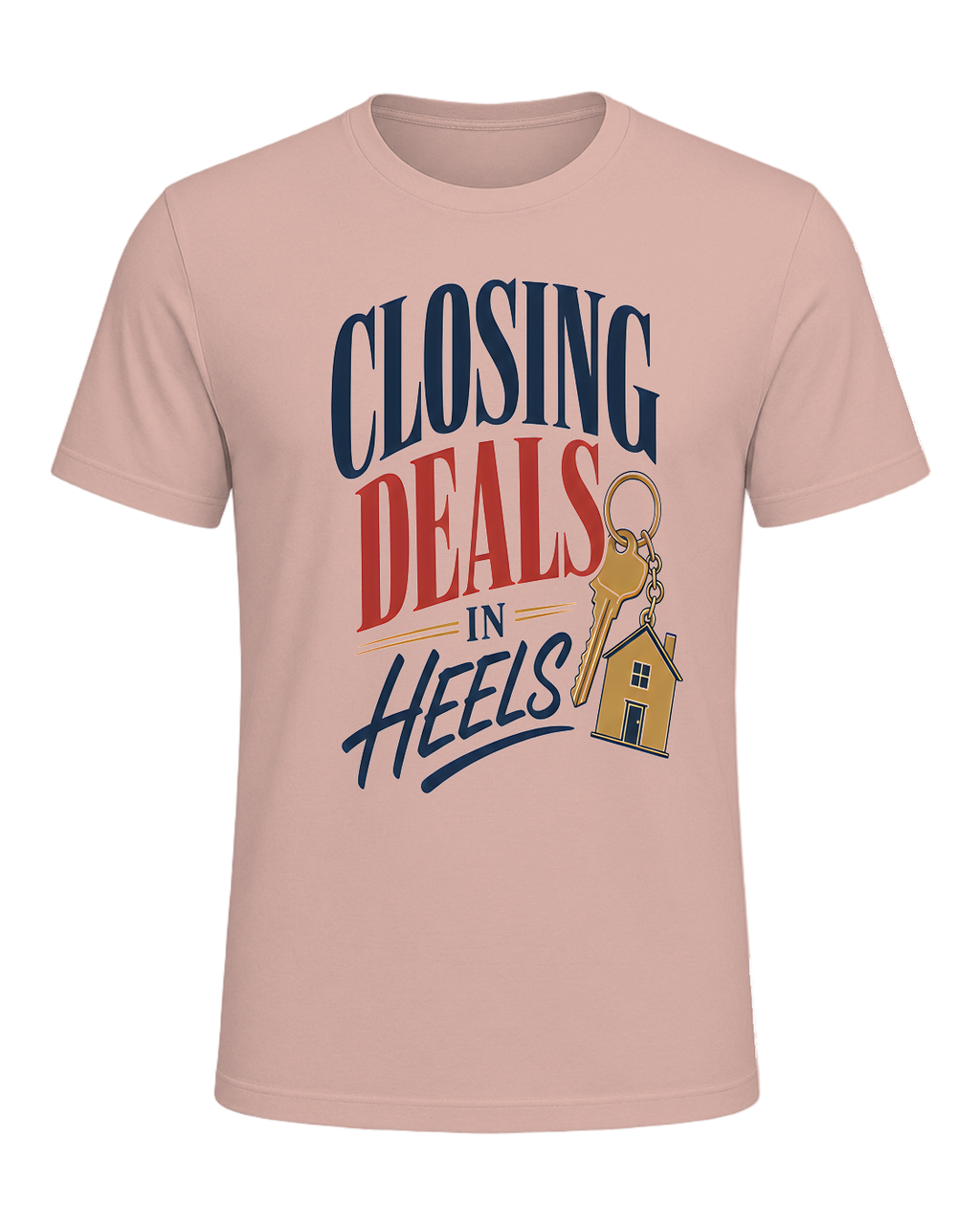 CLOSING DEALS IN HEELS — Heather Prism Peach
