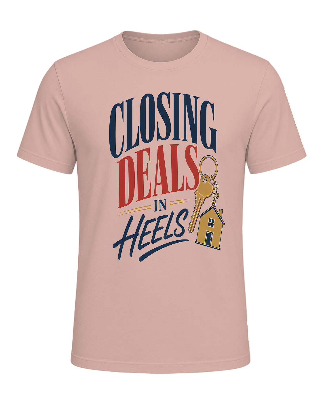 CLOSING DEALS IN HEELS — Heather Prism Peach