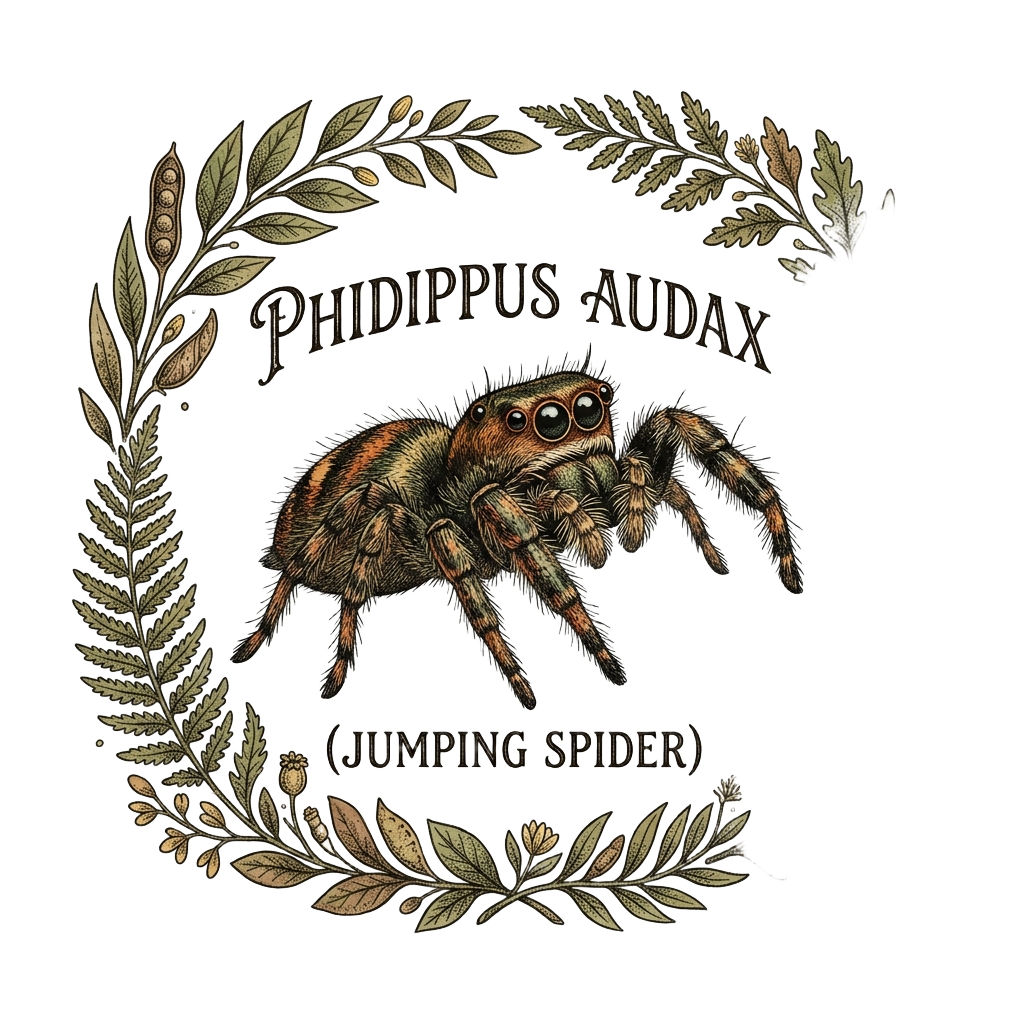 Jumping Spider Close-up Art