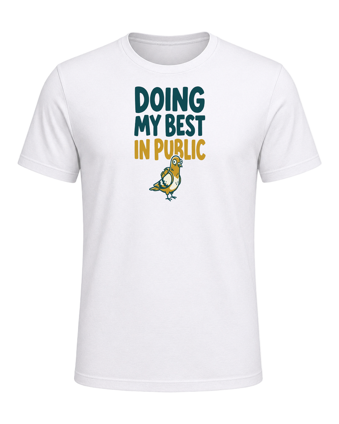 DOING MY BEST IN PUBLIC — White