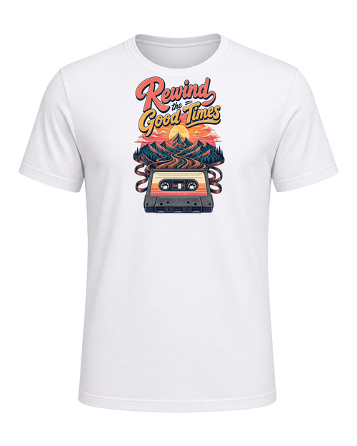 Cassette Tape Nostalgia — White