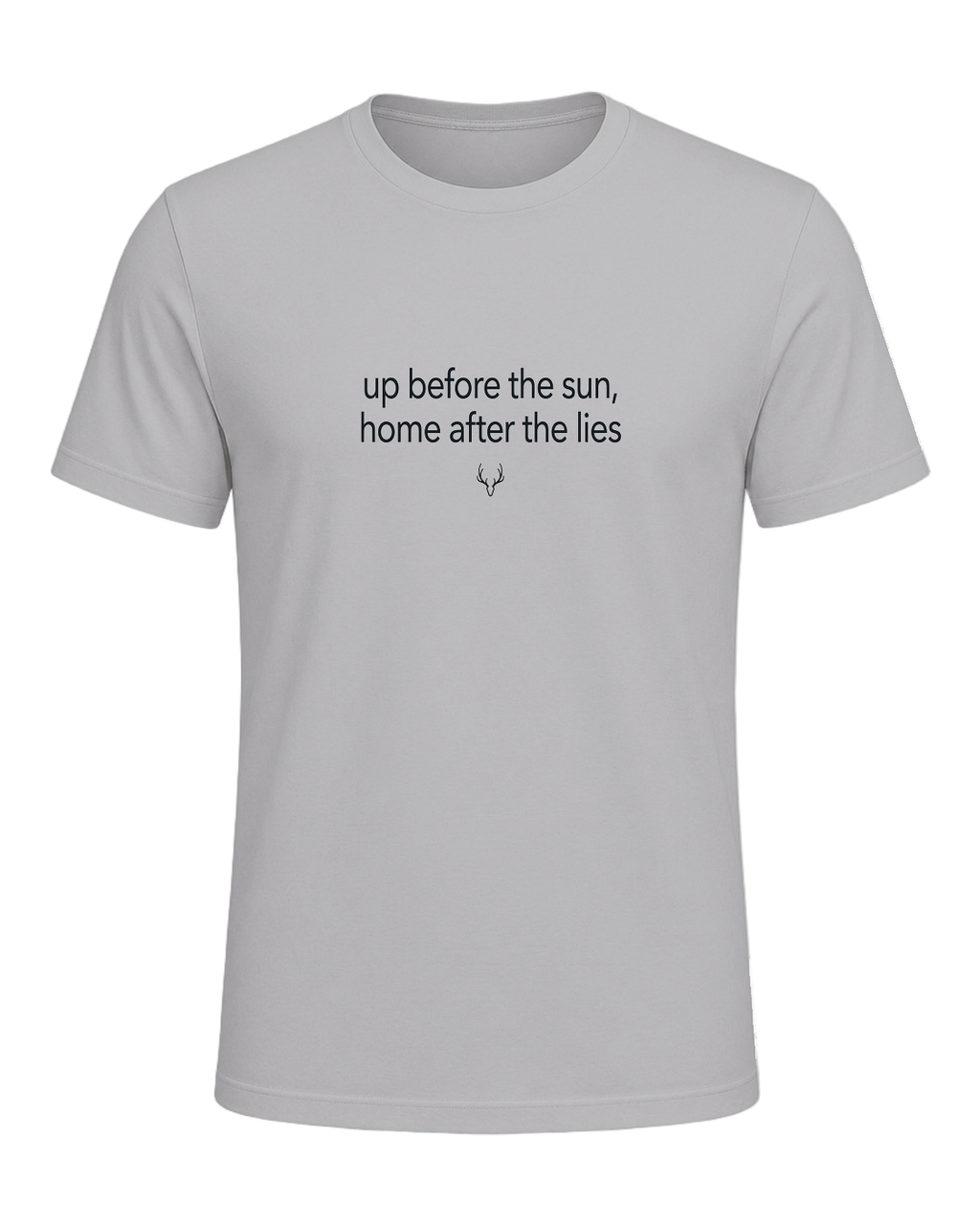 up before the sun, home after the lies — Athletic Heather
