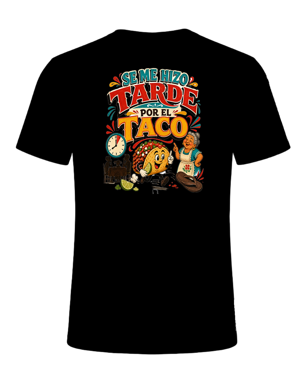 SE ME HIZO TARDE POR EL TACO — Black