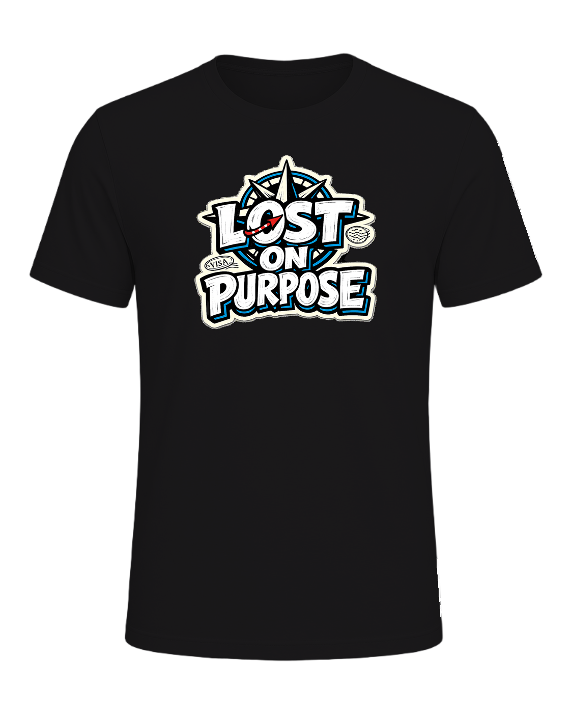 A loud travel tee for wanderers who treat detours like the destination. — Dark Grey Heather