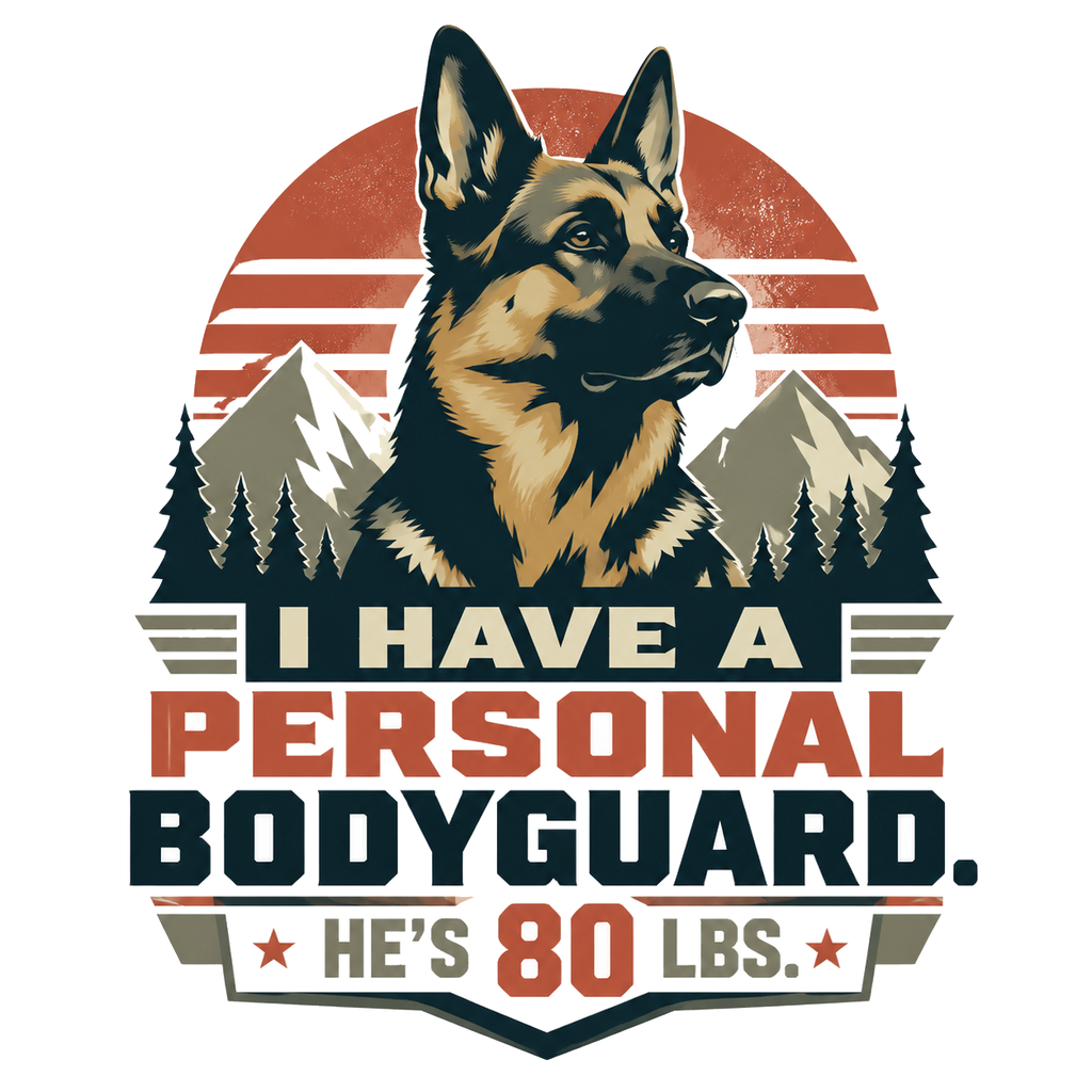 I Have a Personal Bodyguard. He's 80 lbs.