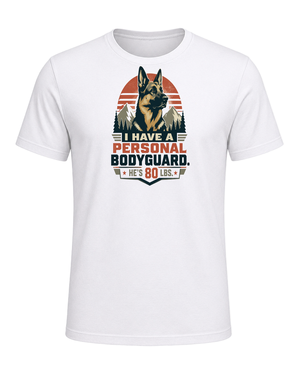 I Have a Personal Bodyguard. He's 80 lbs. — White