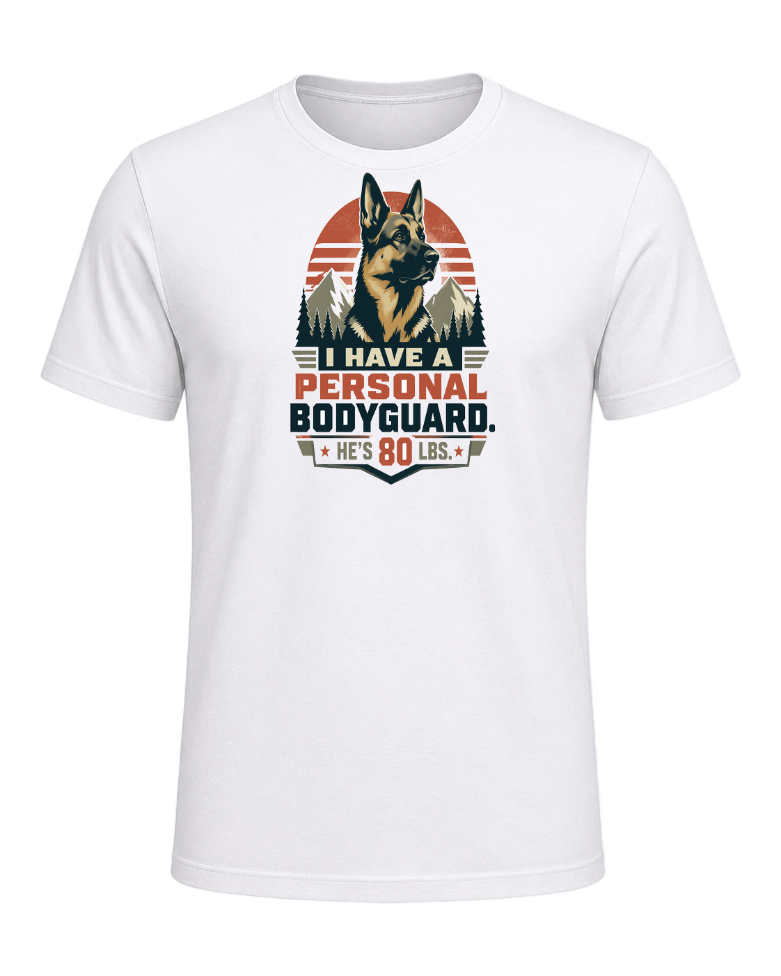 I Have a Personal Bodyguard. He's 80 lbs. — White