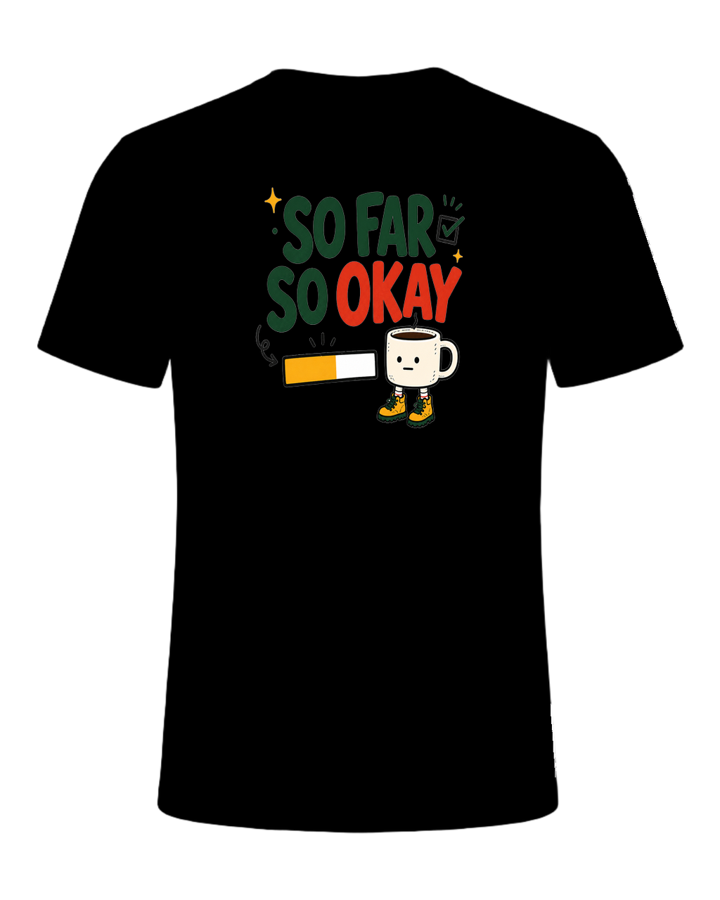 SO FAR SO OKAY — Black