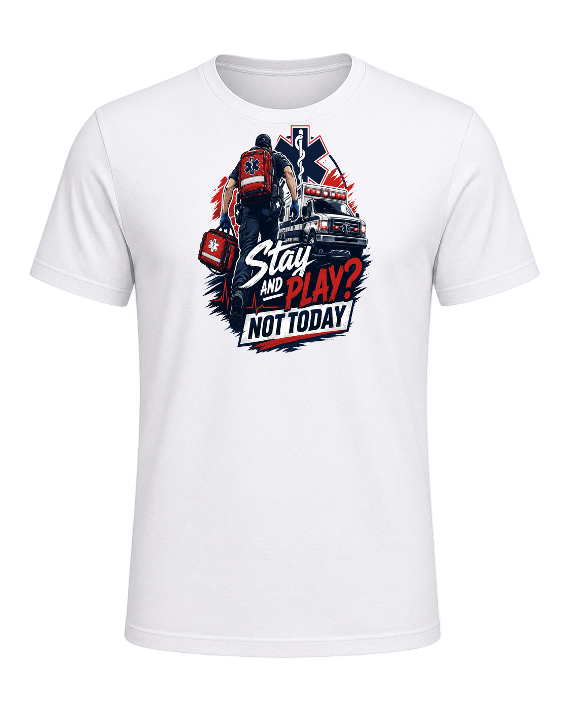 Stay and play? not today — White