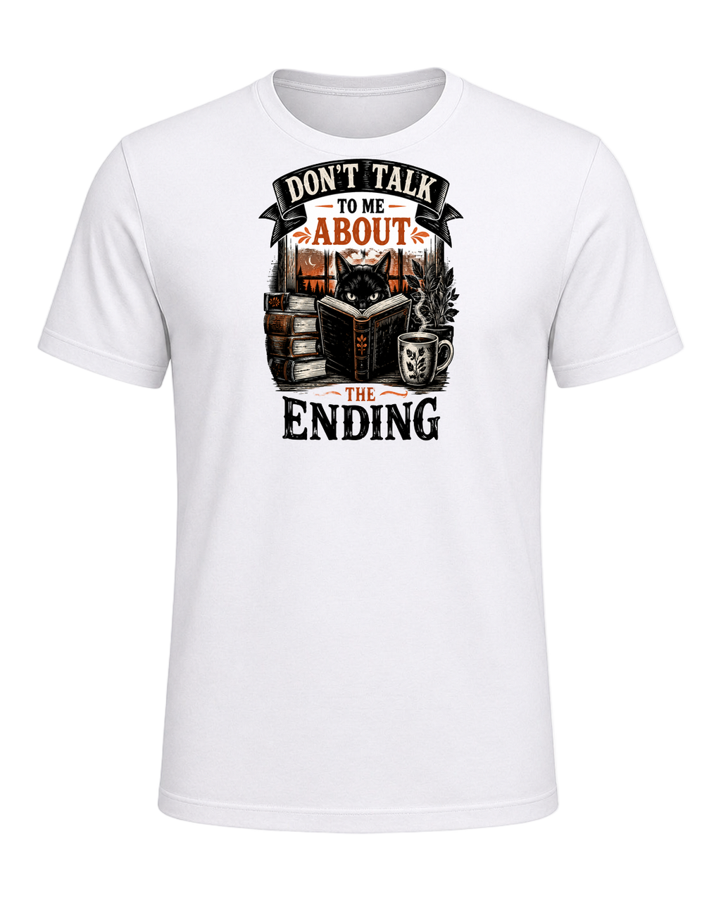 DON'T TALK TO ME ABOUT THE ENDING — White