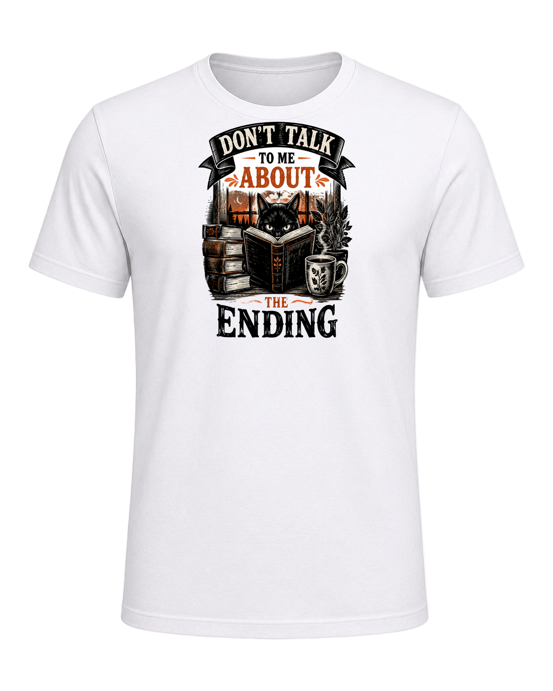 DON'T TALK TO ME ABOUT THE ENDING — White