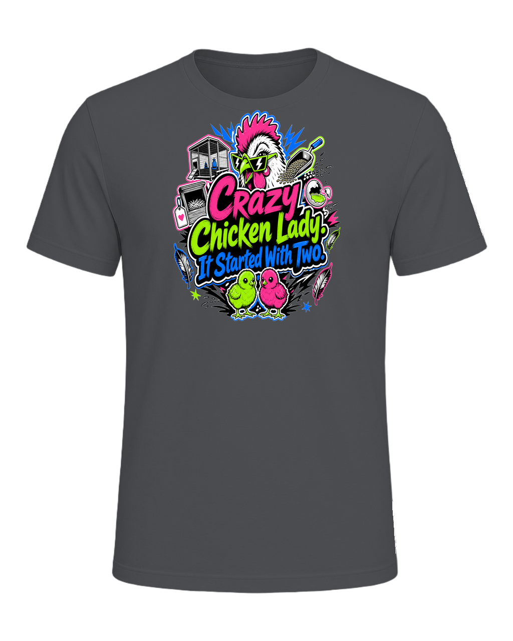 Crazy Chicken Lady. It Started With Two. — Asphalt