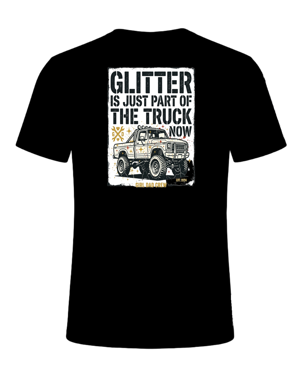 Glitter is just part of the truck now — Black