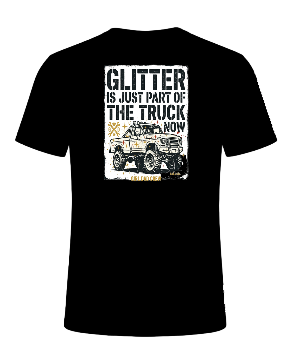 Glitter is just part of the truck now — Black