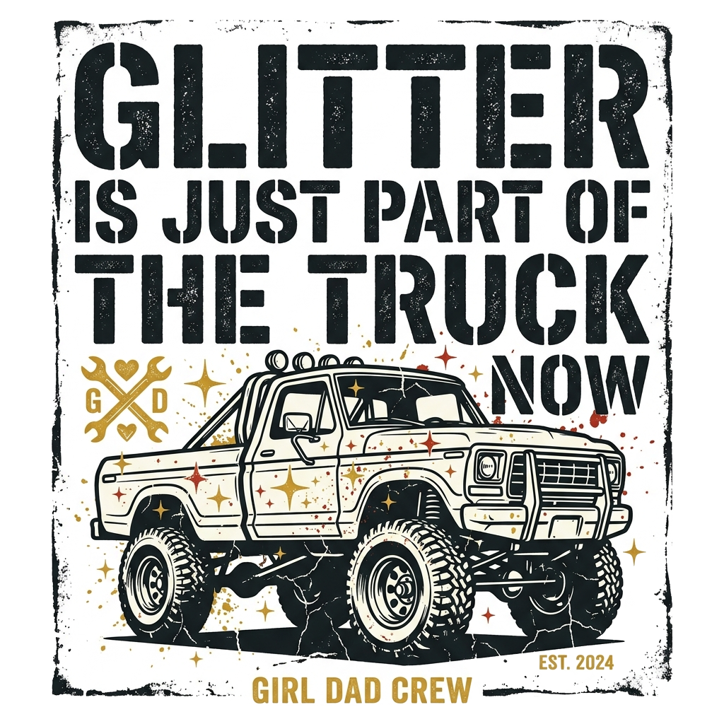 Glitter is just part of the truck now