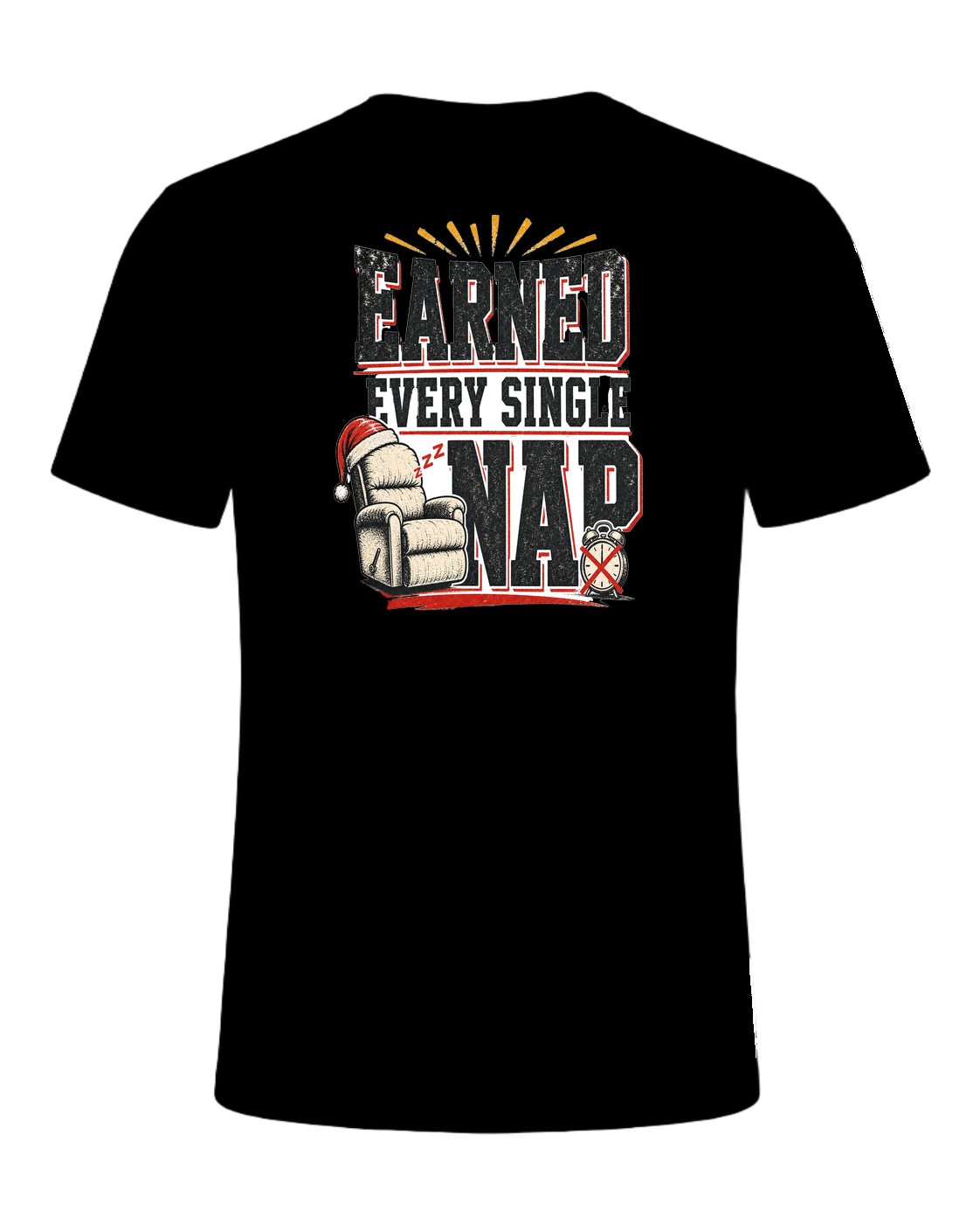 Earned every single nap — Black