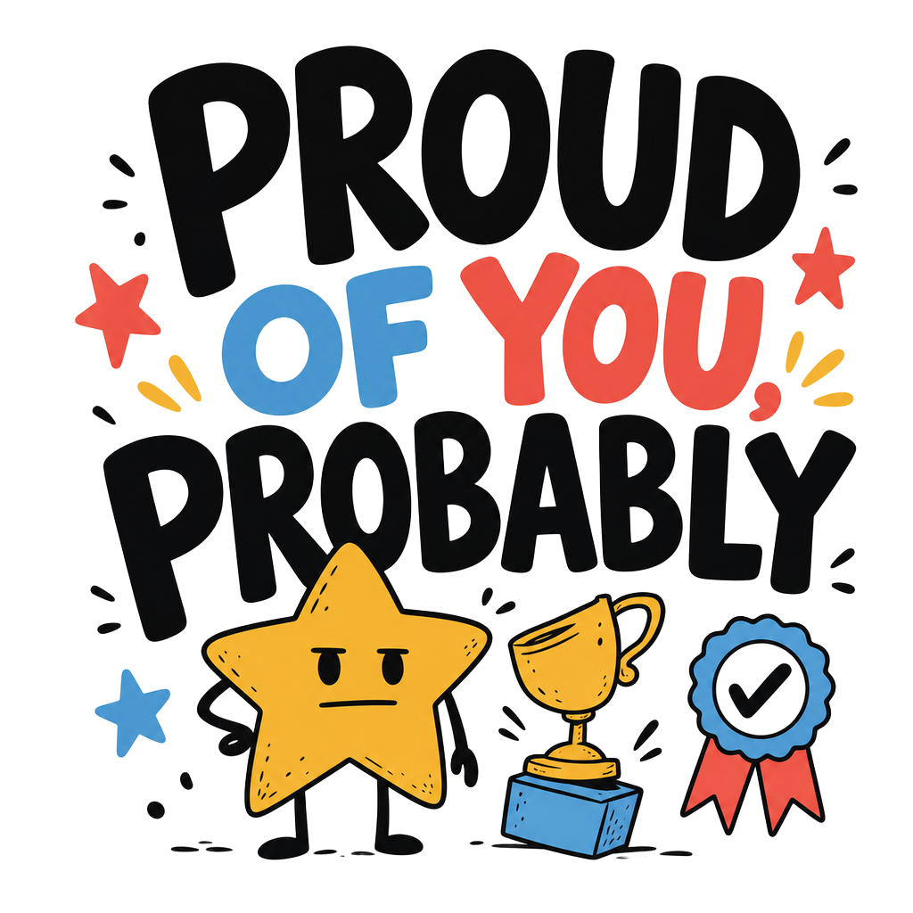 PROUD OF YOU, PROBABLY