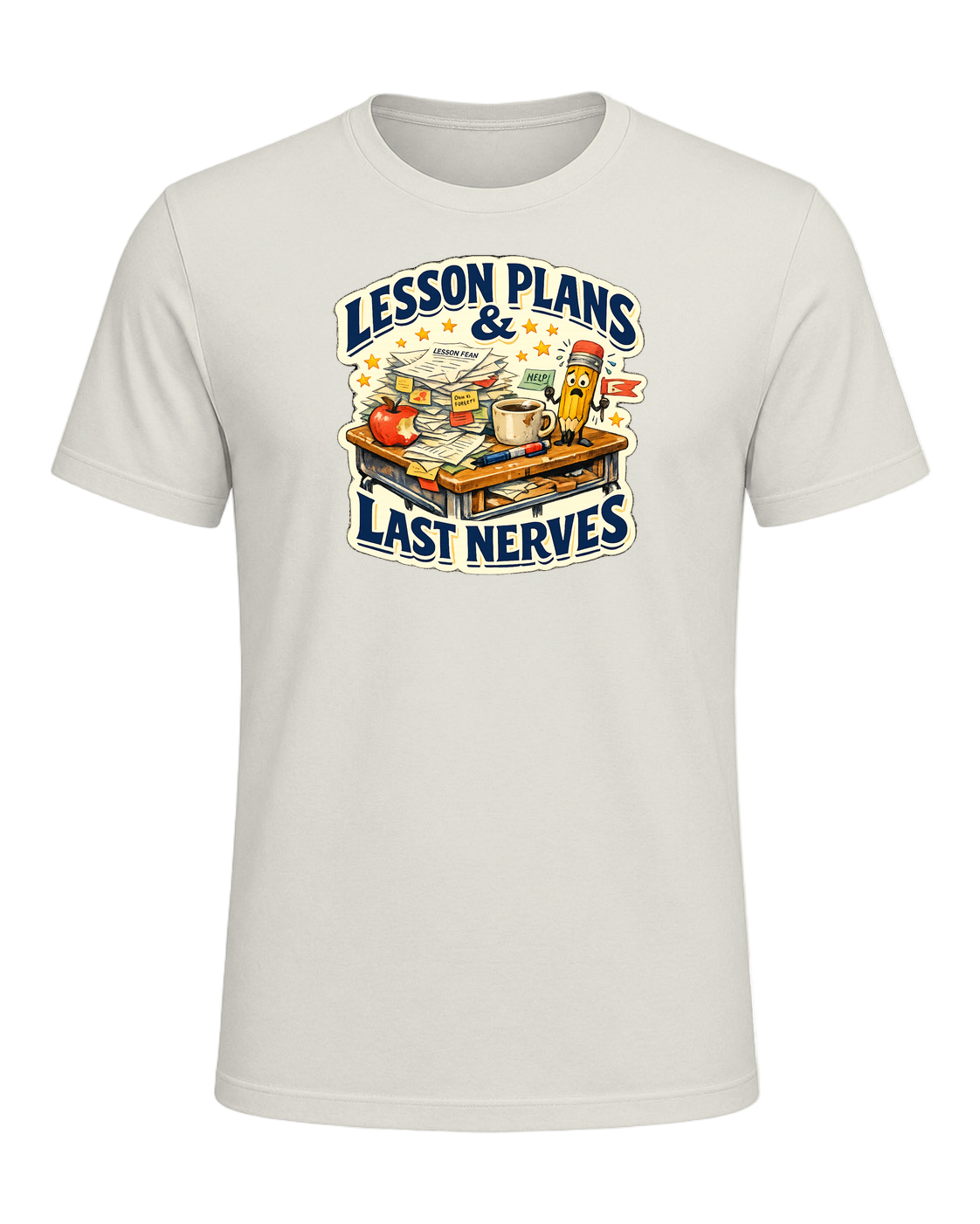 Lesson Plans & Last Nerves Tee — Citron