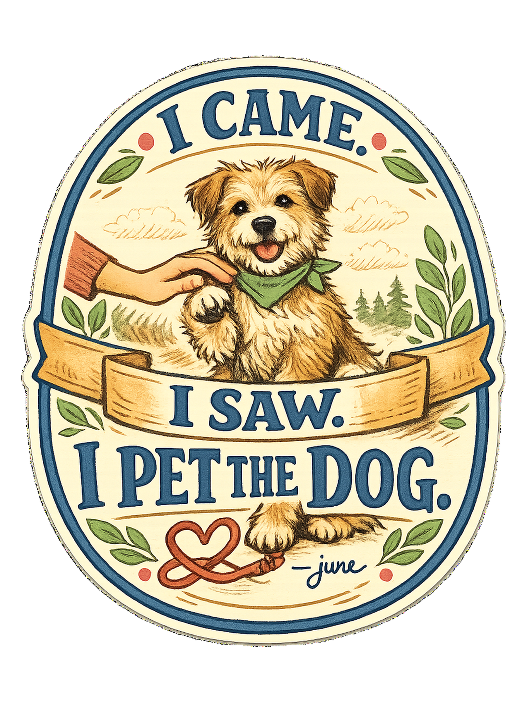 I Came. I Saw. I Pet The Dog. Tee
