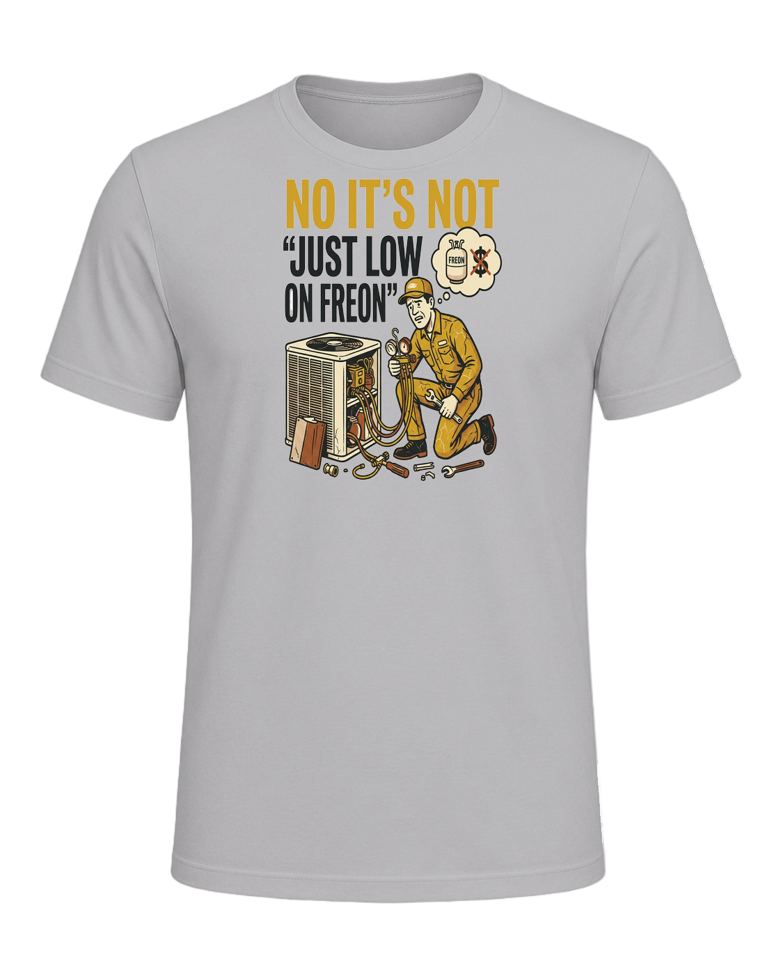 No it's not 'just low on freon' — Athletic Heather