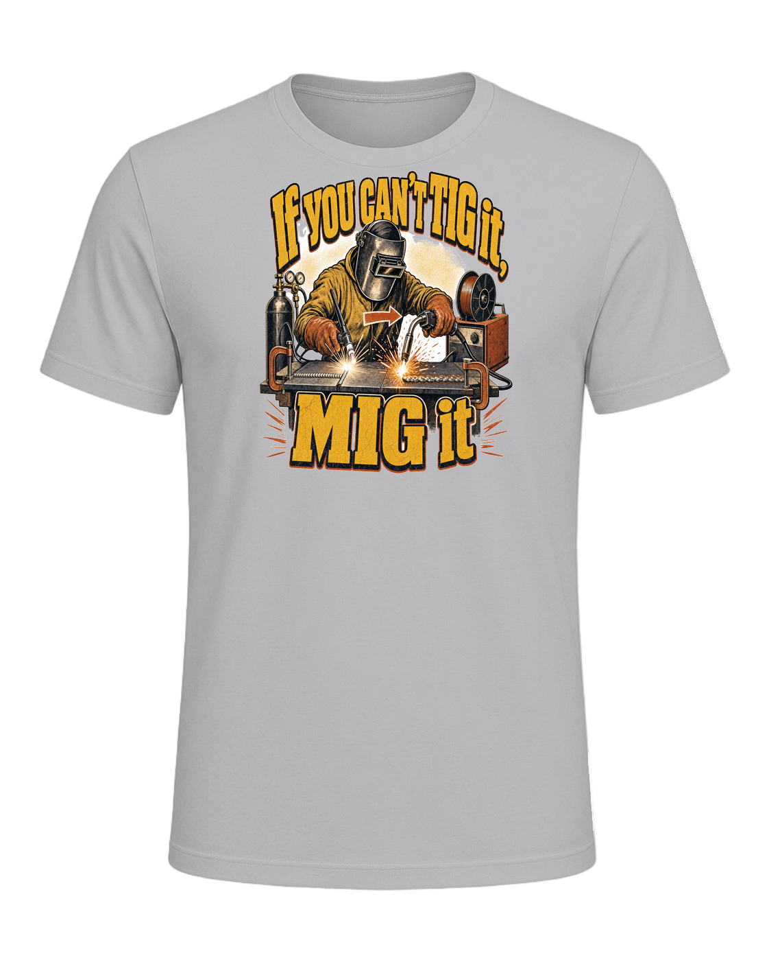 If you can't TIG it, MIG it — Athletic Heather