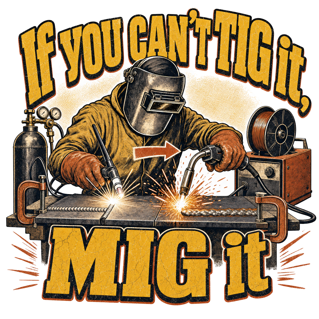 If you can't TIG it, MIG it