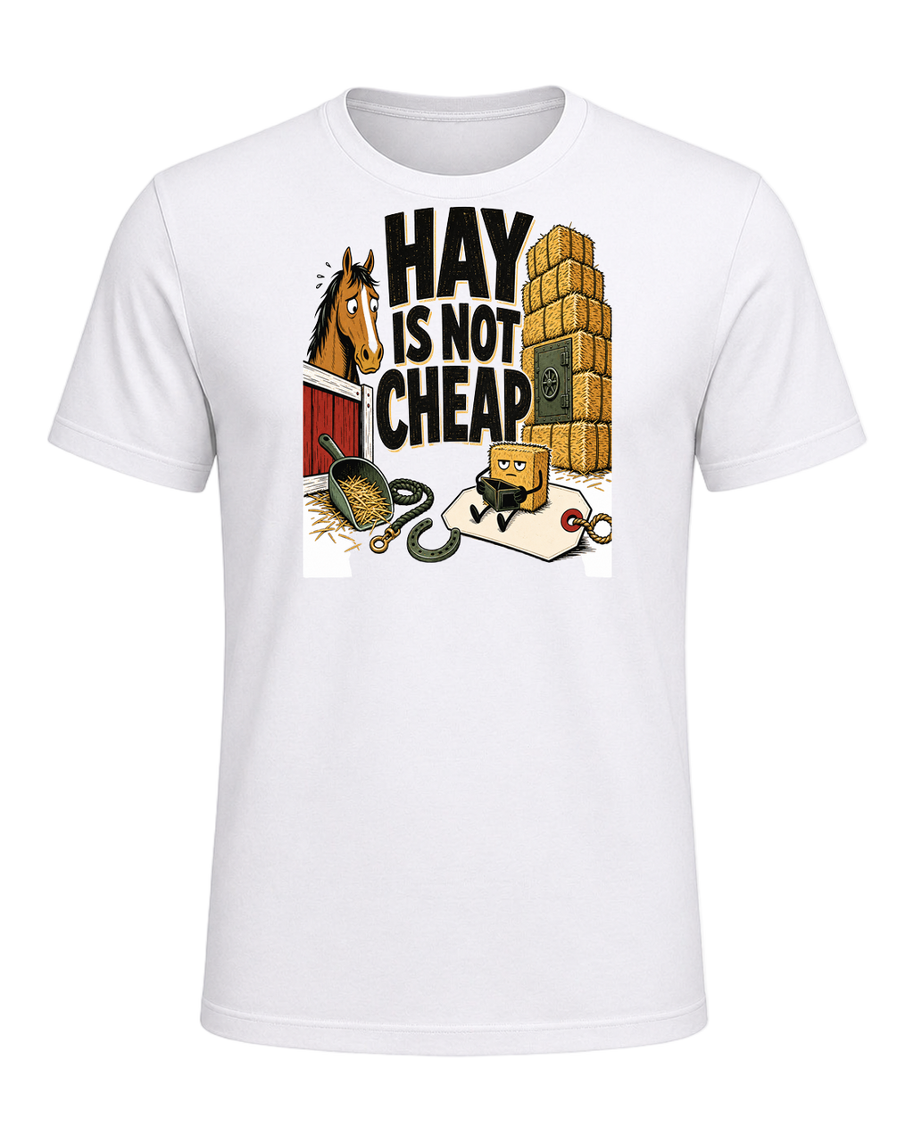 HAY IS NOT CHEAP — White