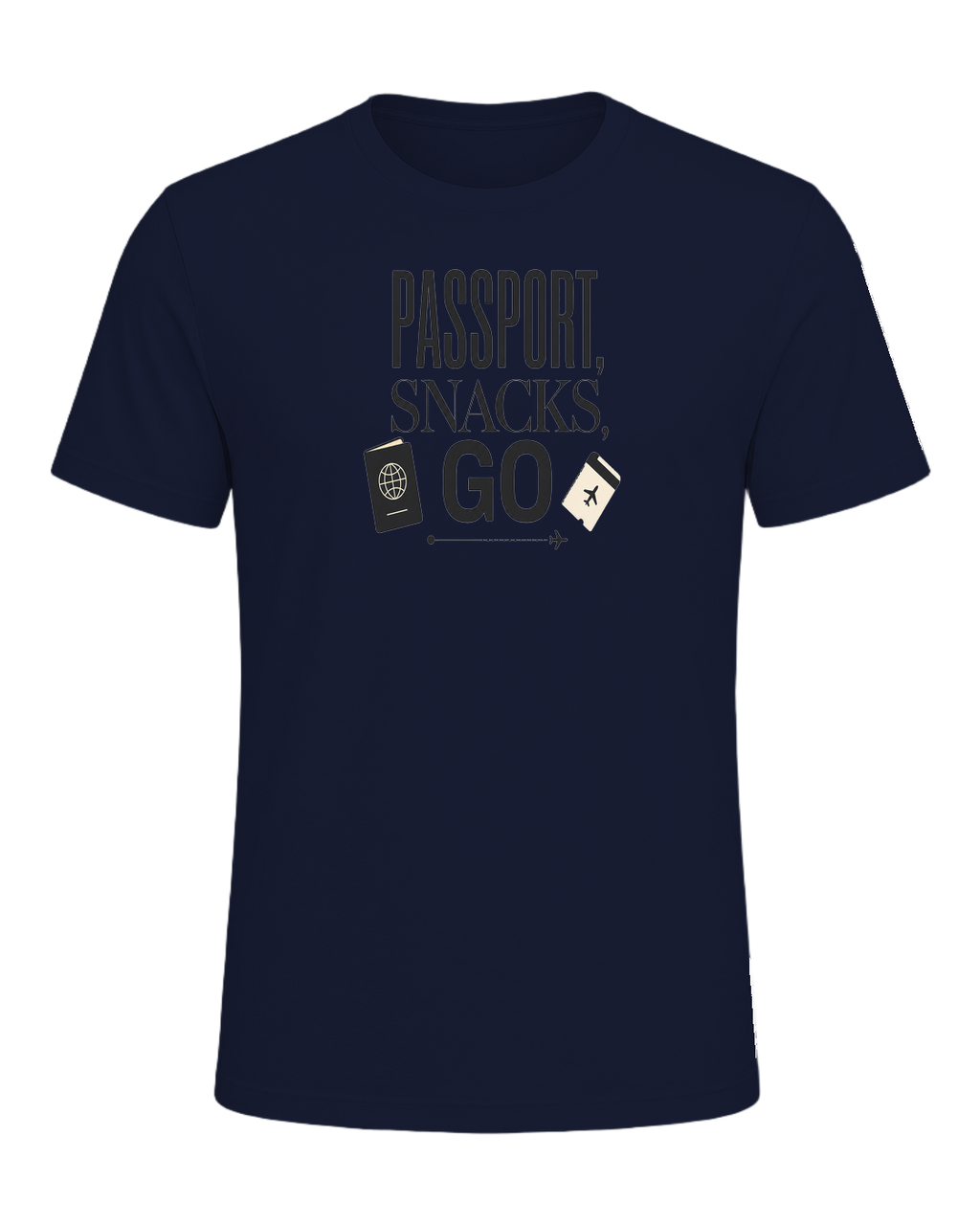 PASSPORT, SNACKS, GO — Navy