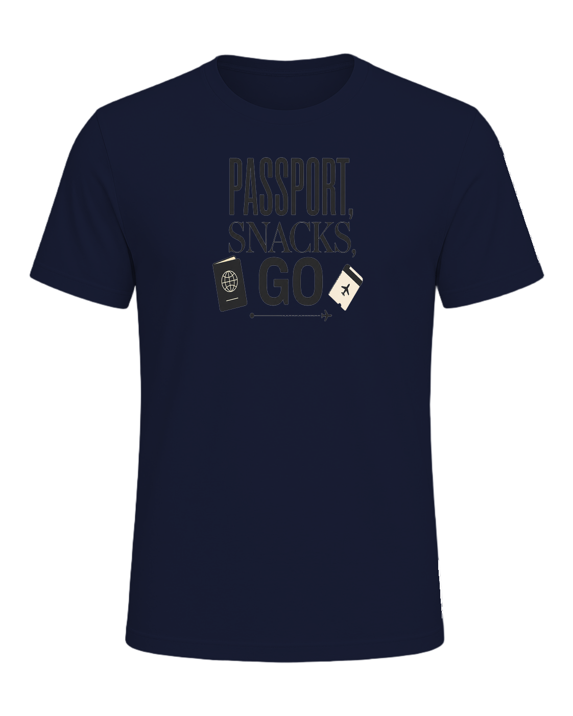 PASSPORT, SNACKS, GO — Navy