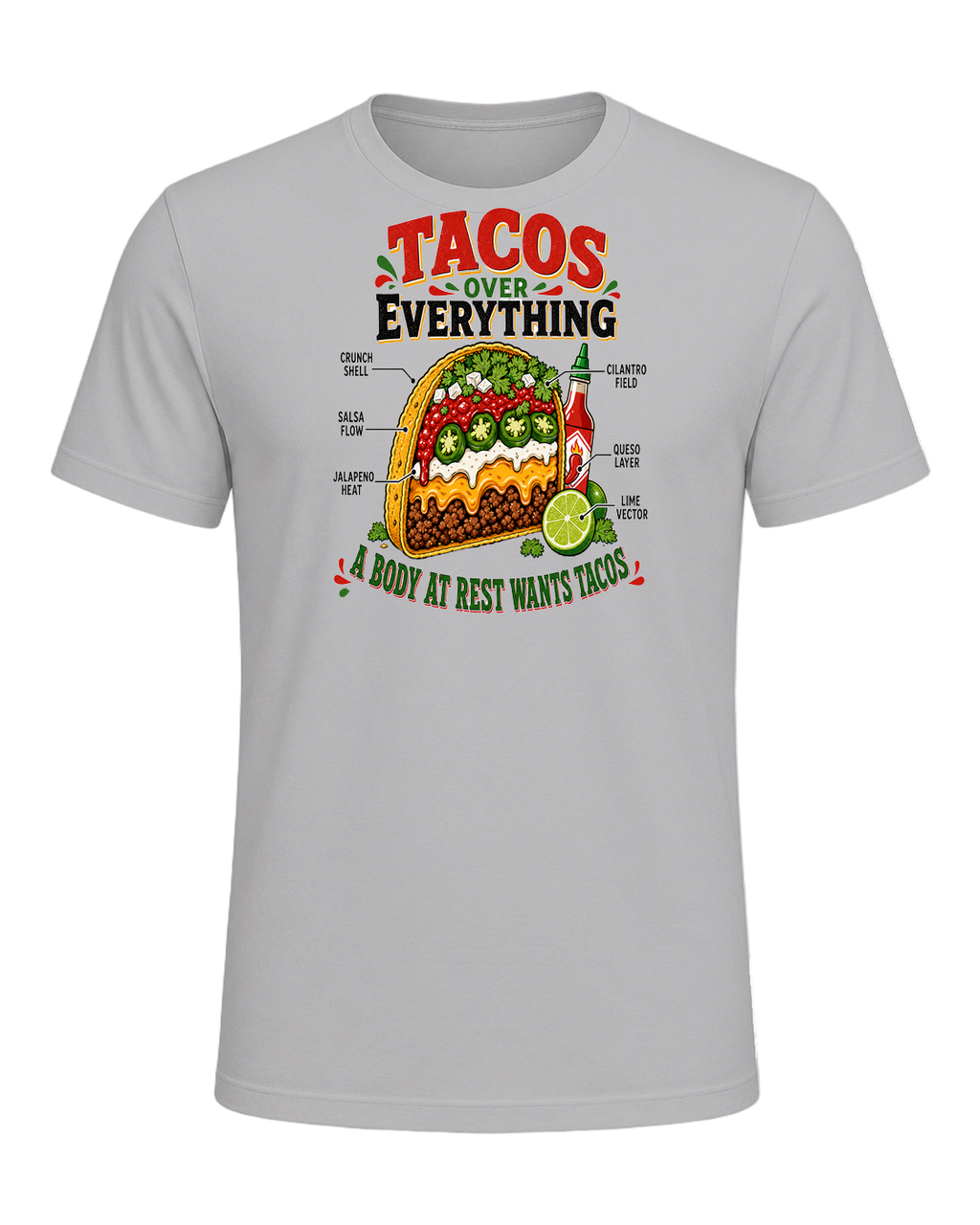 Tacos Over Everything — Athletic Heather