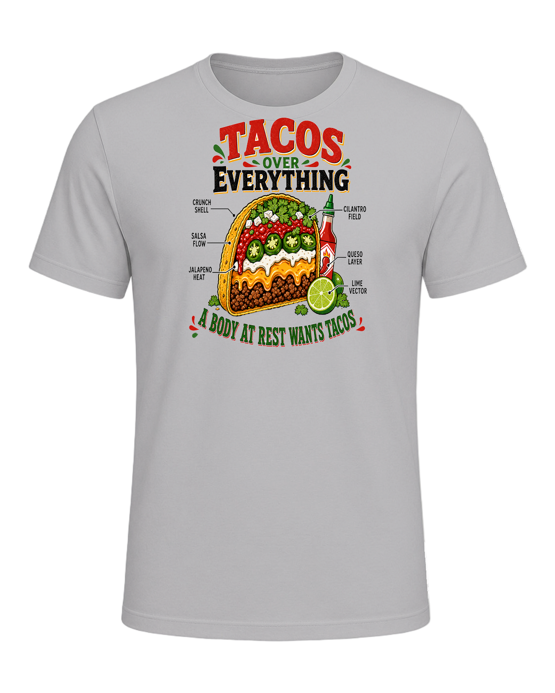 Tacos Over Everything — Athletic Heather
