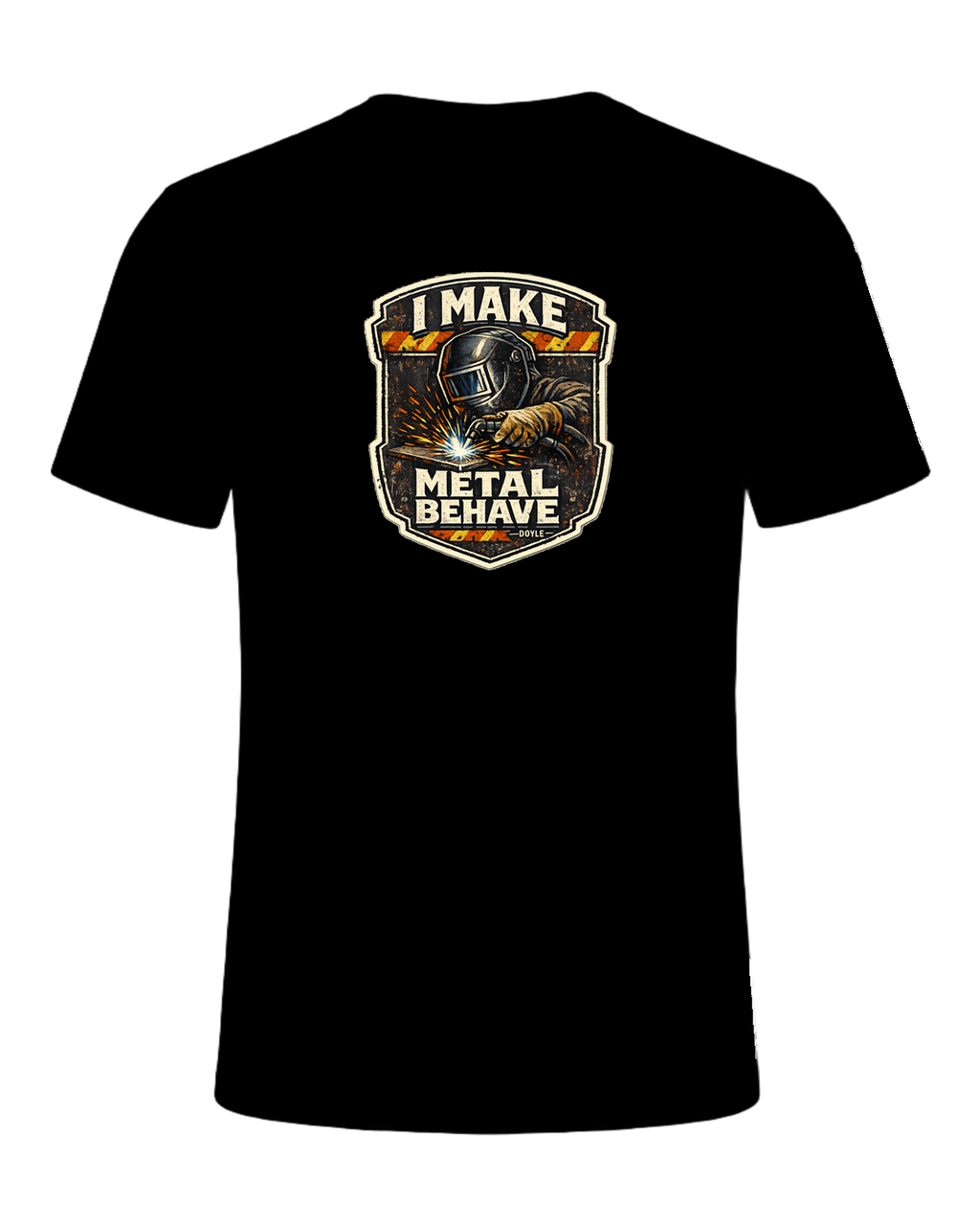I Make Metal Behave Tee — Black