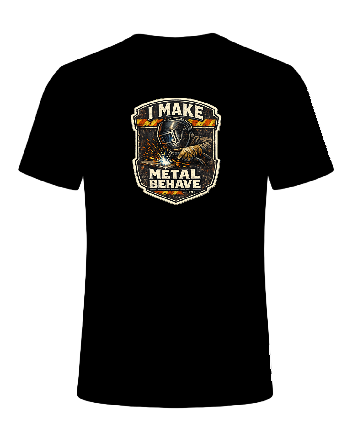 I Make Metal Behave Tee — Black